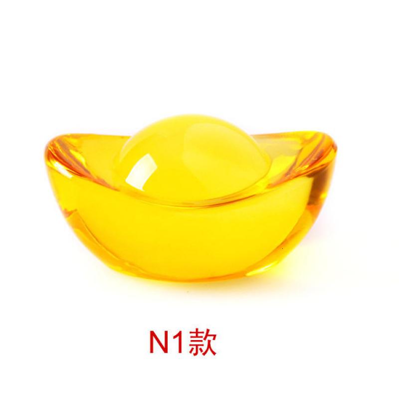 美帮汇琉璃元宝琉璃摆件家居饰品元宝摆件摆件元宝寓意装饰品高清大图