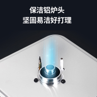Haotaitai家用燃气灶具JZY-2207B1(液化气) 黑色防爆钢化玻璃面板 4.5kW大火力一级能效