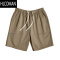 HLCOMAN工装法式卡其色运动短裤帆布休闲修身直筒五分裤男士夏季