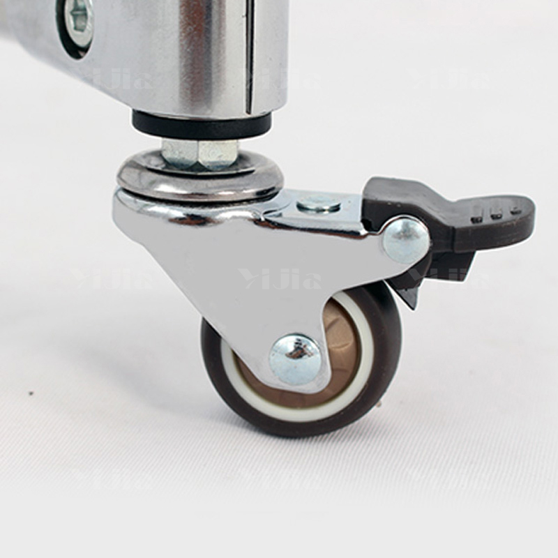 翌嘉YJ-E1-202 202不锈钢晾衣架移动伸缩有鞋架晒衣架 不可升降高度款 800*520*1450高清大图