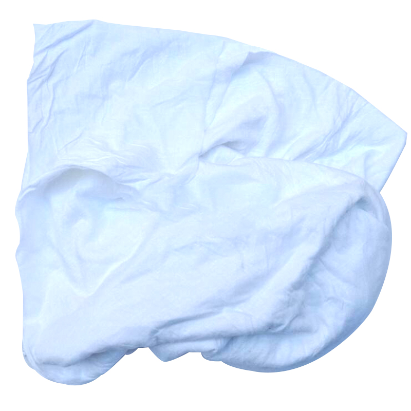 向红妹 漂白色纯棉擦机擦油布破布 40*80cm左右 [kg]高清大图