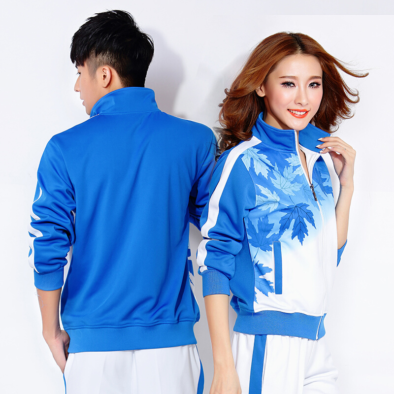 珂卡慕kekamu健身服装中老年佳木斯健身广场舞运动服装春秋男女长袖大