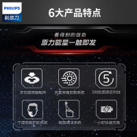 飞利浦（PHILIPS） 电动剃须刀 XZ5810/70 干湿两用可旋转刮胡刀 充电式三刀头全身水洗 星球大战系列