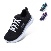 Skechers斯凯奇女鞋简约纯色运动鞋 轻质减震软底休闲鞋 12615