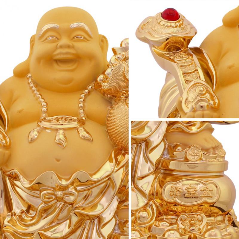 美帮汇弥勒佛装饰品摆件 客厅柜台笑佛佛像工艺品乔迁新居高清大图