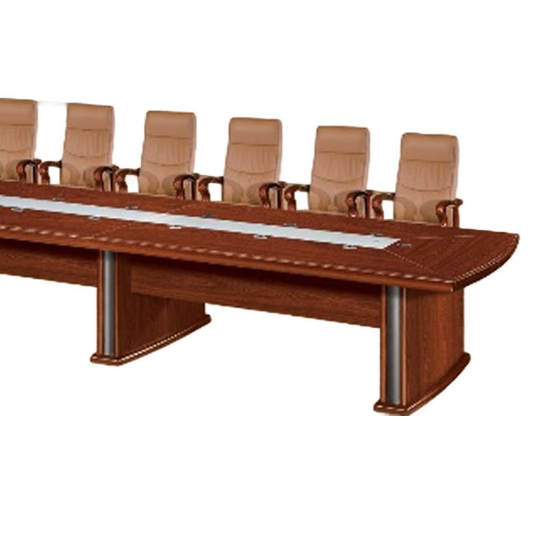 大央会议桌H-5548 4800W*1800D*760H办公家具会议桌长方形大型长桌简约现代会议室洽谈桌高清大图