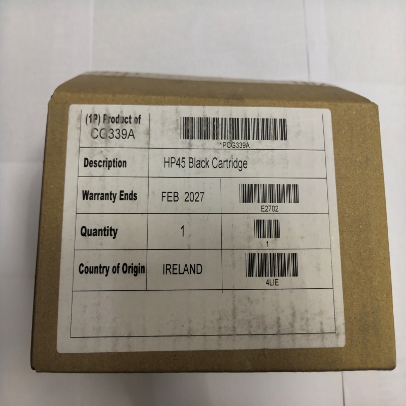 惠普HP45黑色墨盒 原装简装