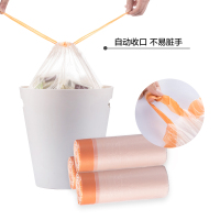 茶花垃圾袋家用实惠装加厚手提式一次性塑料袋大号中号厨房垃圾袋