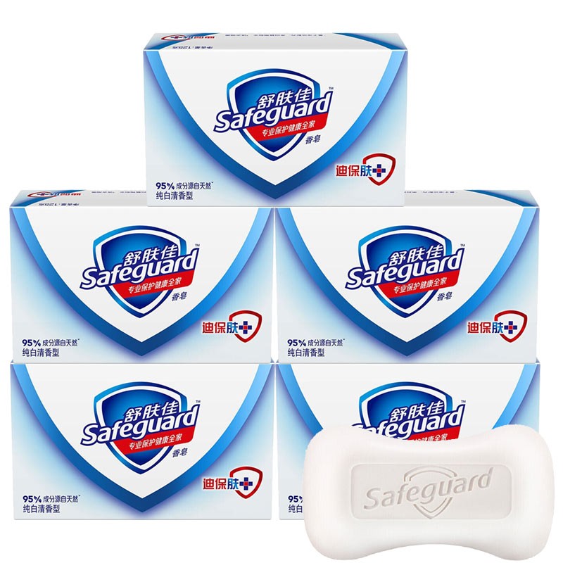 舒肤佳香皂100gx6块家庭装沐浴洗澡肥皂男女通用香型随机发