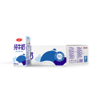 【中粮我买网】三元 小方白 纯牛奶250ml*24 新老包装随机发