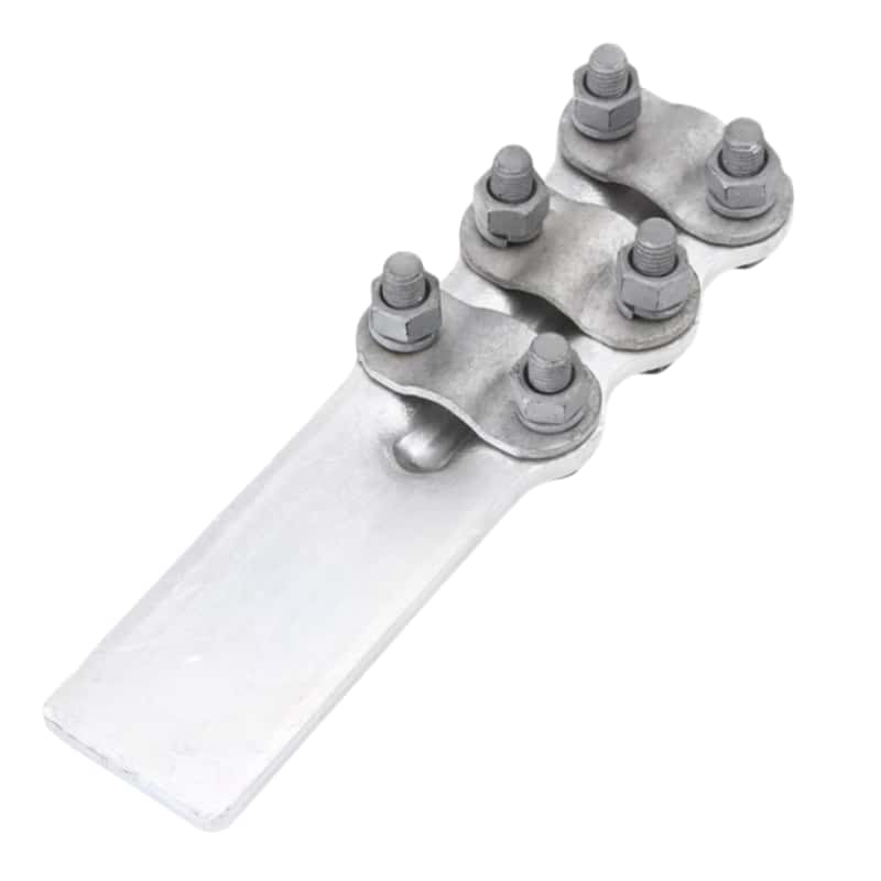 固力发 螺栓型铝设备线夹(0°) SL-3A-100*10 只高清大图