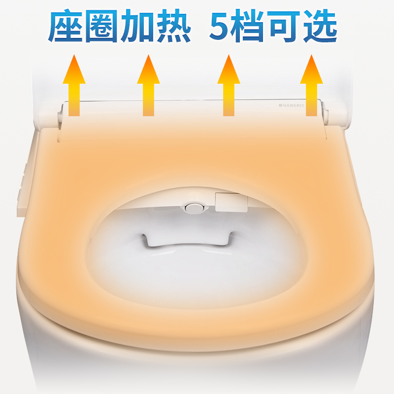 吉博力进口壁挂式新艾珂马桶Nuna诺娜即热式智能盖水箱套餐