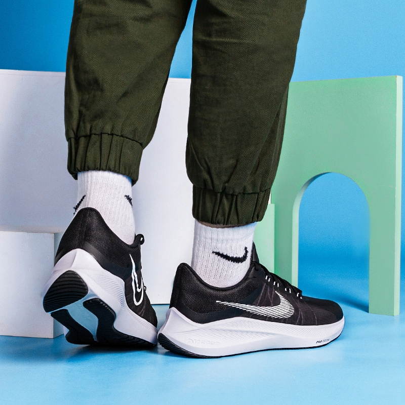 Nike/耐克 男鞋21新款 WINFLO 8舒适耐磨轻便运动跑步鞋 CW3419-006