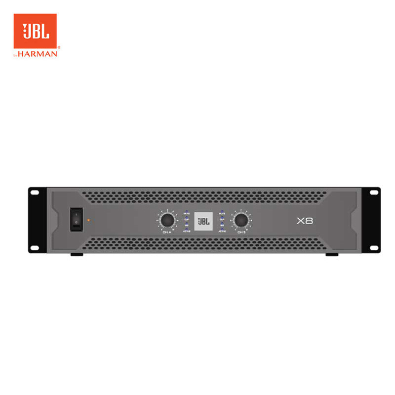 JBL X8 纯后级功放 专业卡拉OK舞台演出会议功放 双通道800W KTV卡包房专用前后级功放机