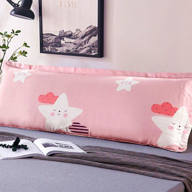 双人枕套长枕头套成人情侣长款大号1.2/1.5/1.8m米 床上用品枕芯枕套枕巾图片