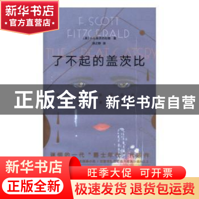 正版 了不起的盖茨比 (美)F. S.菲茨杰拉德著 四川文艺出版社 978