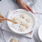 金叶年华 饺子盘沥水双层盘陶瓷大号水饺盘家用骨瓷创意水果盘菜盘托盘蒸盘