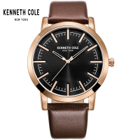 KennethCole/凯尼斯.克尔男士石英表皮带防水腕表休闲百搭款正品KC10030809