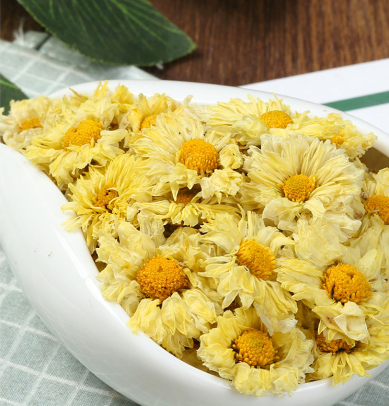 花祈鸿运菊花桶装茶叶茶小开烟雨龙井礼盒7550克盒高清大图