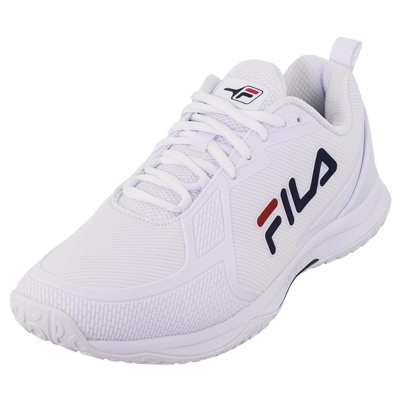 斐乐(FILA)男士专业级缓震透气网眼排球鞋小白鞋 White_____We_encourage_you_to_ 41.5