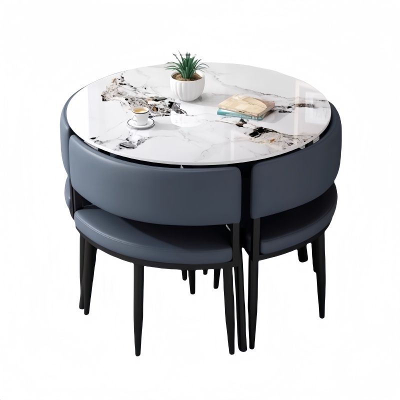 悦兴诚组合桌椅 一桌4椅80*75cm 套高清大图