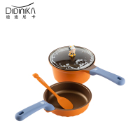 迪迪尼卡一禅小和尚宝宝辅食锅婴儿煎煮一体多功能陶瓷不粘小奶锅
