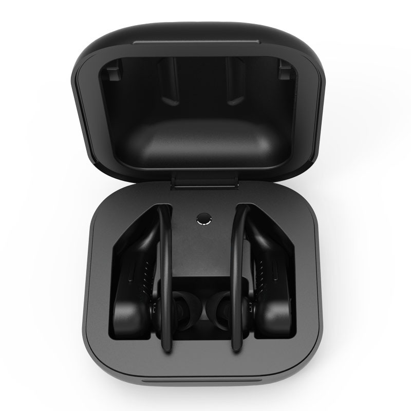 艾普奇b1无线双耳蓝牙耳机挂耳入耳式运动跑步降噪高音质超长续航待机