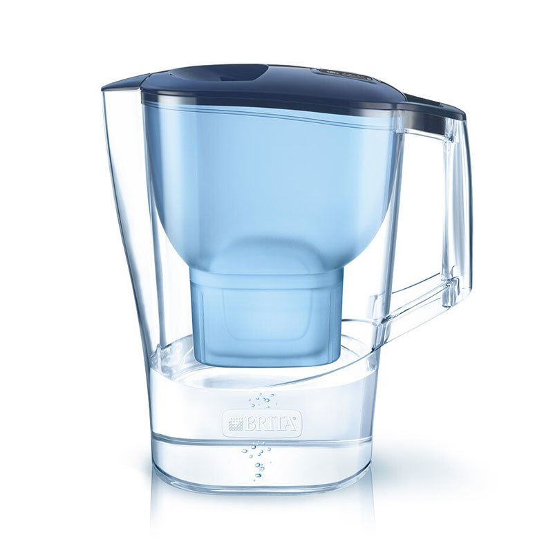 碧然德(BRITA)摩登Aluna系列(蓝色) 1壶1芯 过滤净水器家用办公户外多用式滤水壶净水壶 蓝色
