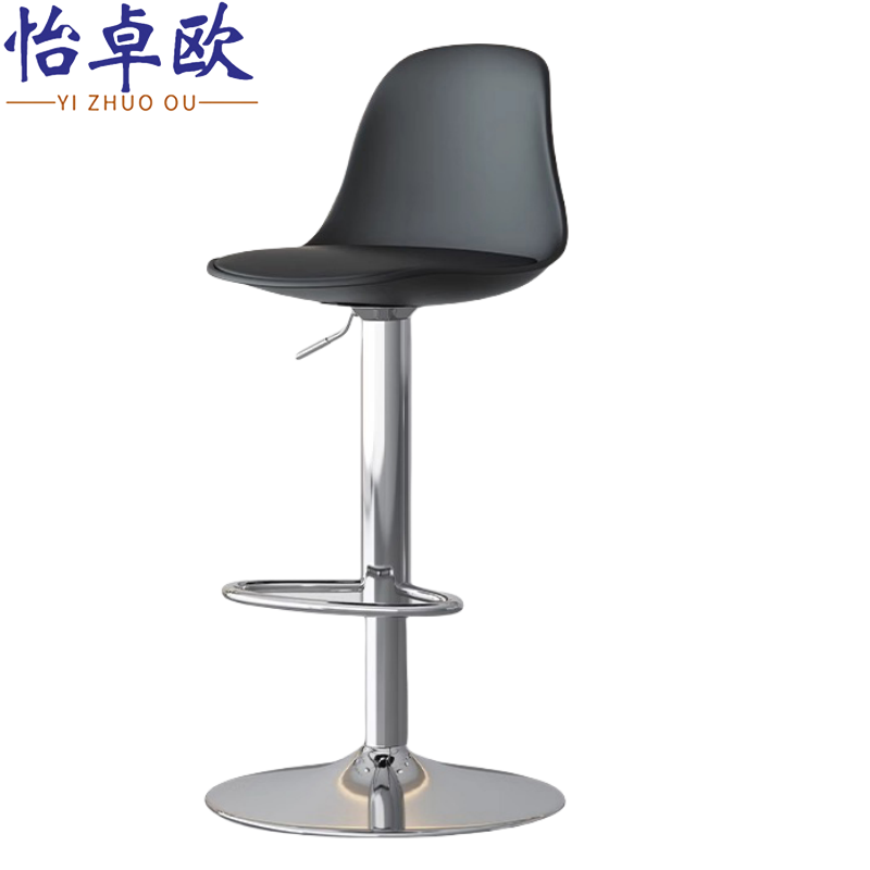 怡卓欧高脚椅升降椅把高清大图