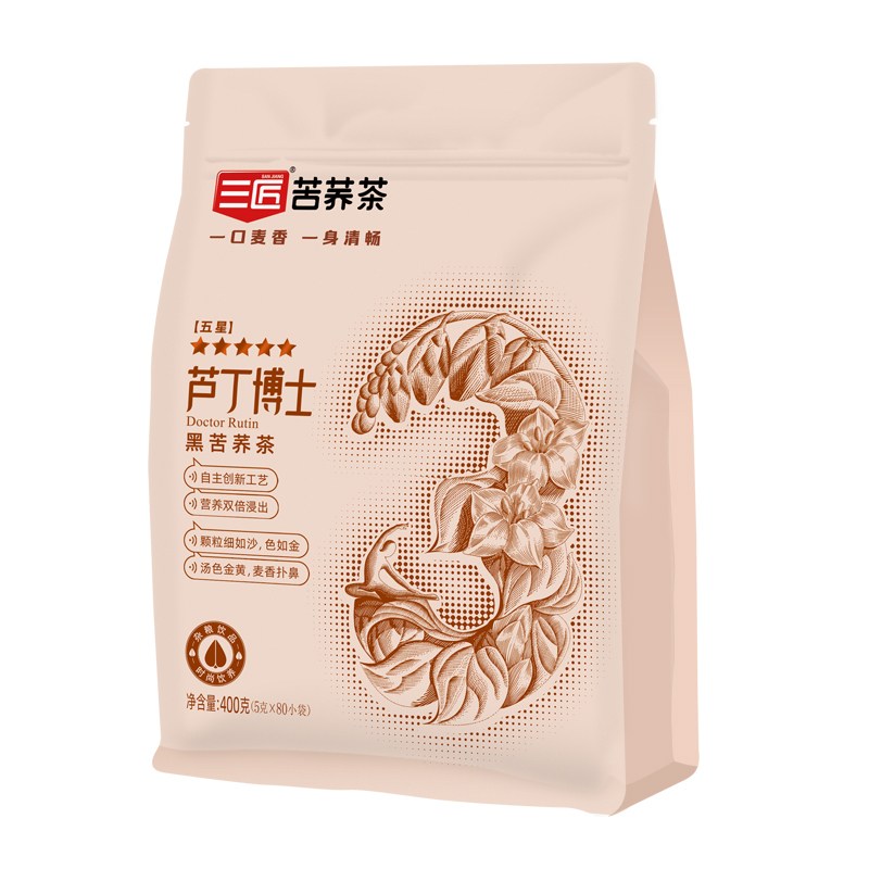 三匠 芦丁博士苦荞茶400g*2
