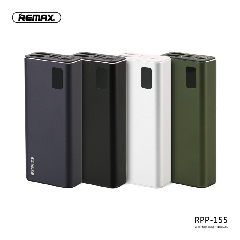 REMAX睿量 迷你PRO 移动电源 RPP-155 10000mAh 暴风银 双USB手机充电宝