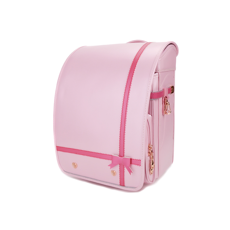 日本ikedaya池田屋小学生儿童护脊书包进口纤维防水粉红色