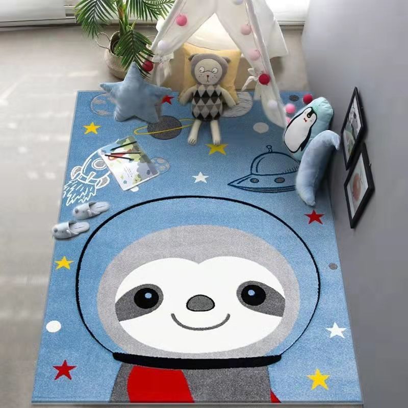 家用可爱儿童房地垫卧室可坐可睡加厚床边毯卧室房间卡通客厅地毯
