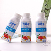 12月伊利安慕希草莓燕麦酸奶200g*10盒/提风味酸奶