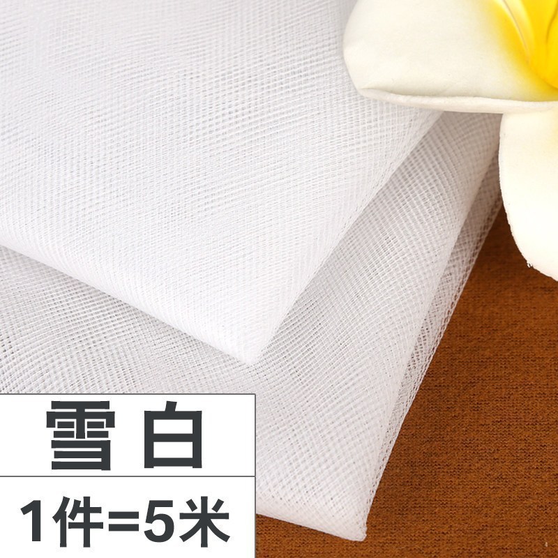 家柏饰(CORATED)美国网纱布料 中硬网眼纱婚纱蓬蓬裙手工diy纱服装面料 硬纱布料 8号浅紫/5米价高清大图