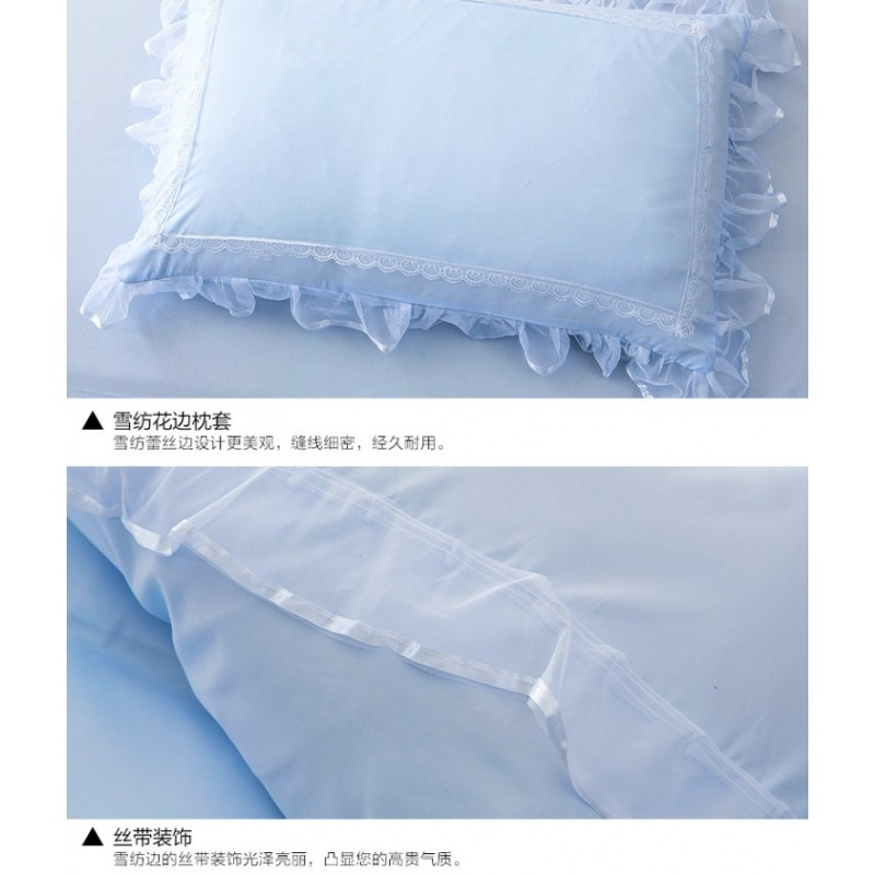 韩式蕾丝床裙单件公主夹棉床罩加厚床上用品床套1.5/1.8米保护套