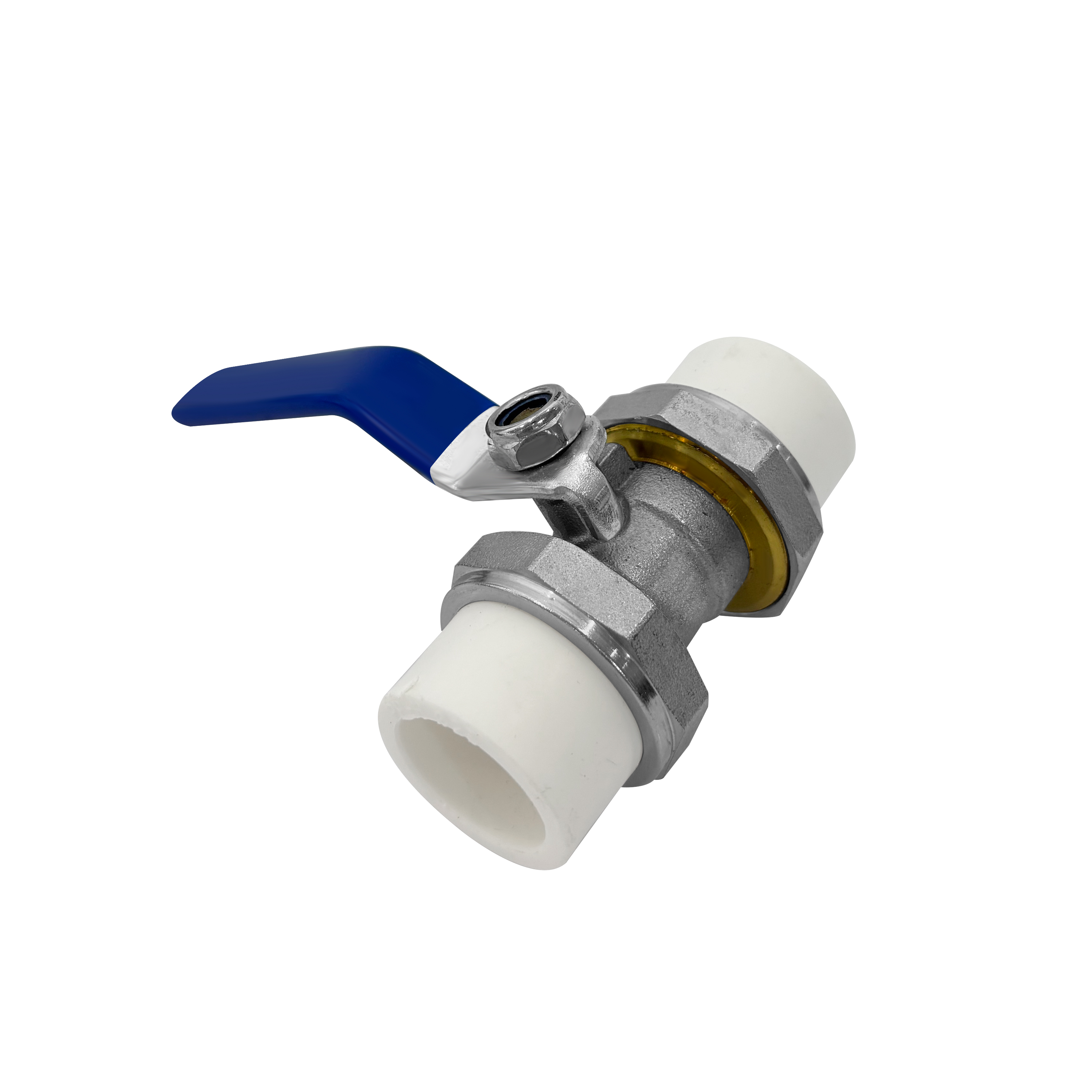 杉外山 全铜PPR双活接热熔管铜球阀门 个高清大图