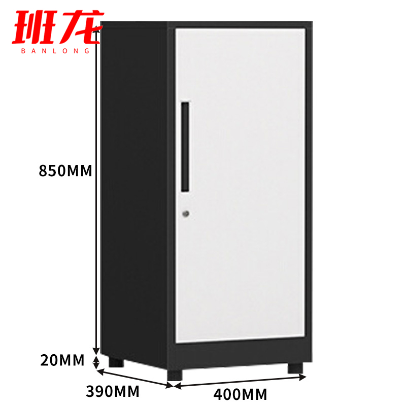 班龙柜子单门灰白色台高清大图