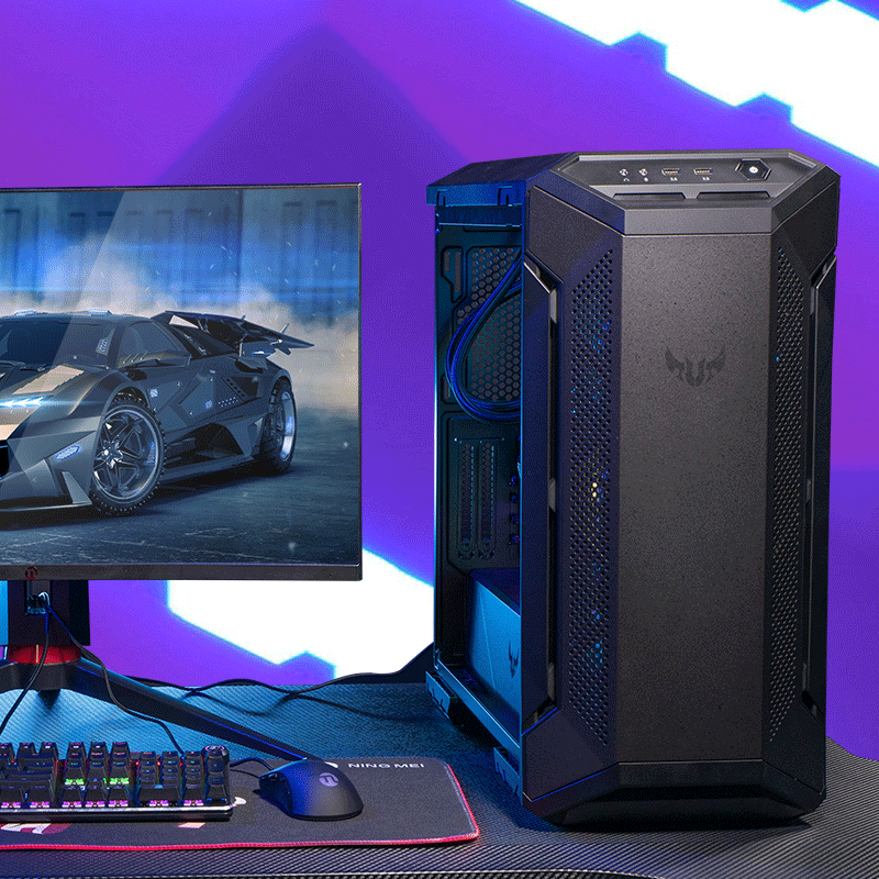 宁美国度i9 10900KF/RTX3090/80华硕TUF游戏直播台式电脑主机3060