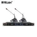 册视跳频U段无线麦克风一拖二（配会议鹅颈式话筒）C-100套