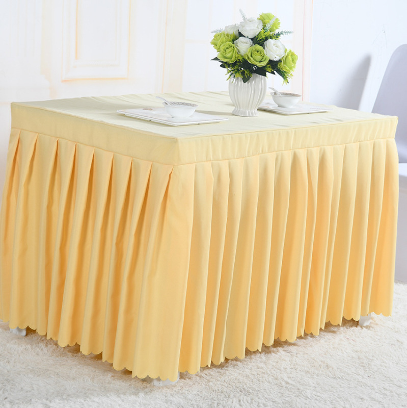 会议桌布 餐桌桌布 100*100cm高清大图