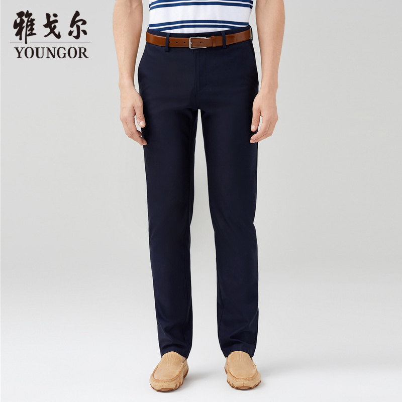 雅戈尔youngor男士休闲裤