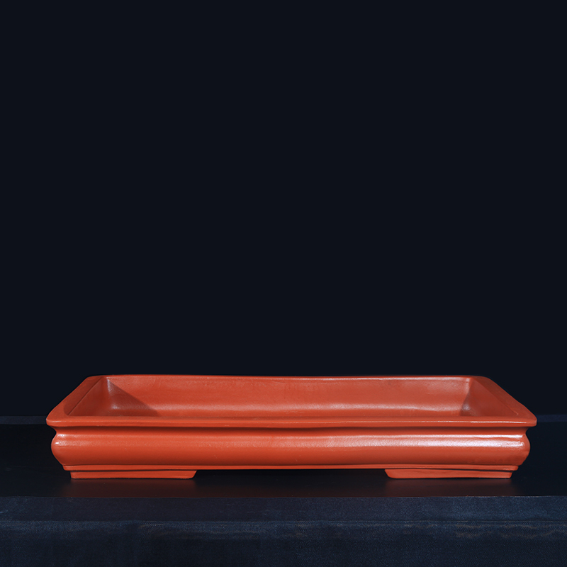 宜兴紫砂盆室内假山盆景长方形植物古达造景山水盆花盆