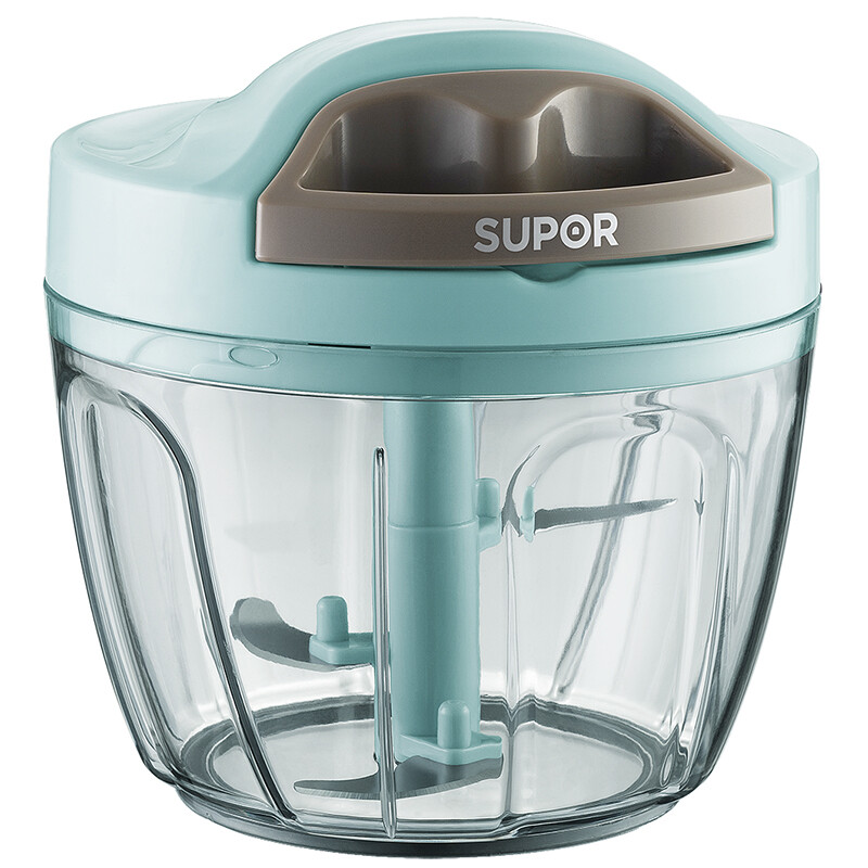 苏泊尔(SUPOR)手动拉蒜器料理机搅切菜器蒜泥绞菜机厨房650ml KG65AB10 手动/台高清大图