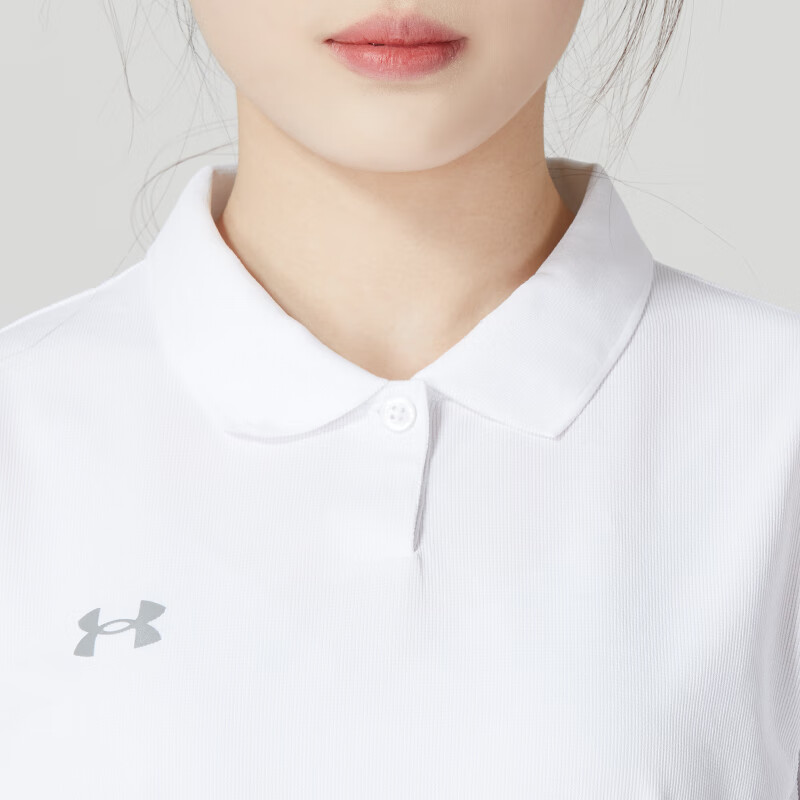 安德玛 女款POLO短袖 23500510-100/件高清大图