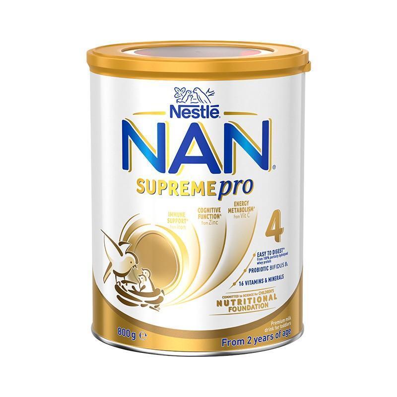 至尊版原装进口 澳洲雀巢Nestle超级能恩superme 适度水解婴幼儿牛奶奶粉4段(2岁以上)800g高清大图
