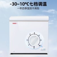 星星(XINGX)BD/BC-143QE家用小型冰柜 卧式冷柜预涂内胆单温厨房商用保鲜设备143升自动减霜1级能效