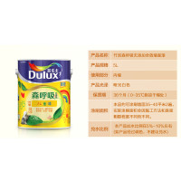 多乐士(Dulux) 竹炭森呼吸无添加全效儿童漆内墙乳胶漆 墙面漆油漆涂料A8106 5L
