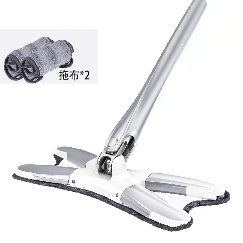 网红x型拖把懒人免手洗平板拖把叉形干湿两用