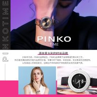 意大利进口PINKO手表 欧美品牌女士简约时尚石英表女FW17系列PK.2951L/02牛皮带